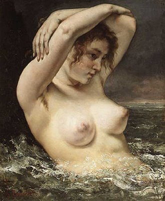 Gustave Courbet - Femme à la vague