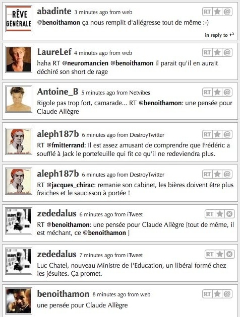 Twitter et remaniement ministériel