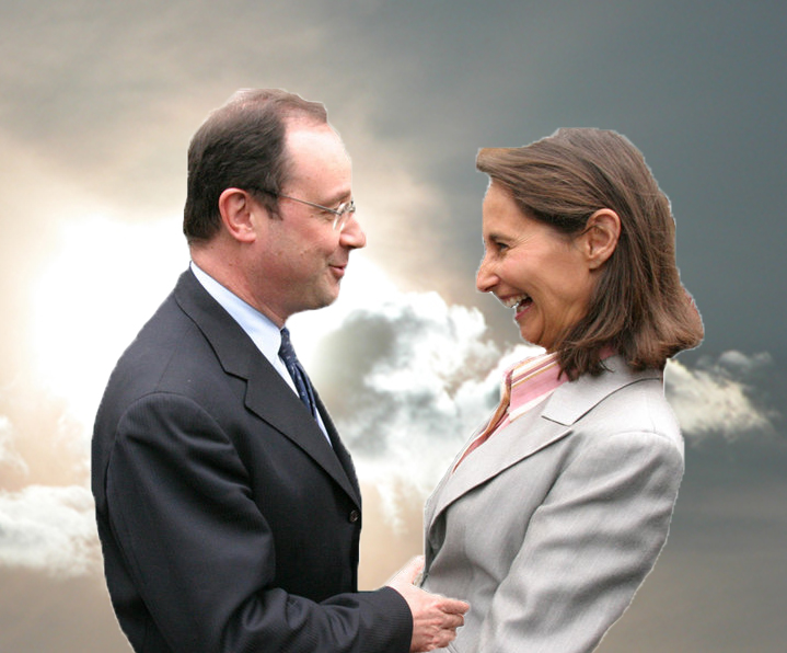 François Hollande et Ségolène Royal