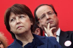 Martine Aubry et Francois Hollande