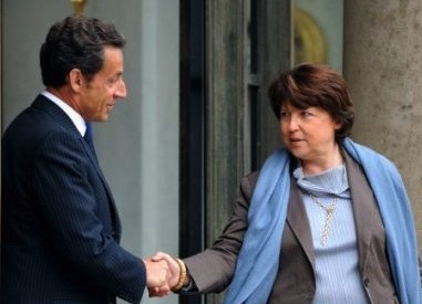 Nicolas Sarkozy Martine Aubry