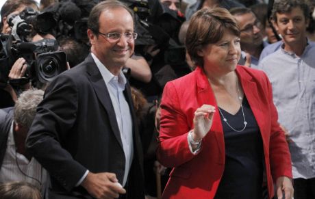 François Hollande - Martine Aubry - Primaire second tour