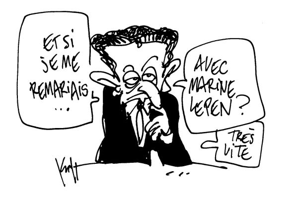 Sarkozy épouse Le Pen