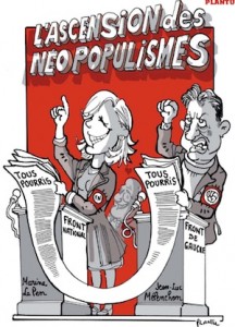 Plantu caricature Mélenchon en populiste