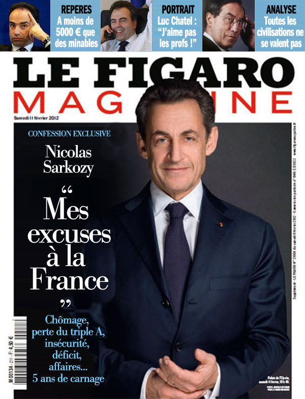 Sarkozy dans le Figaro