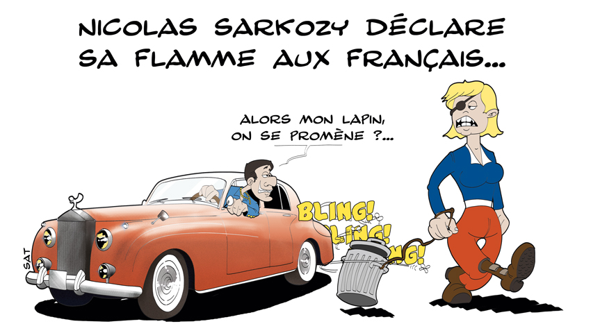 Sarkozy déclare sa flamme aux Français
