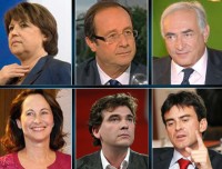 Primaires socialistes : François Hollande devant DSK et Montebourg