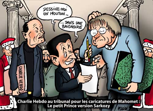 sarkozy caricature charlie hebdo