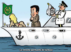 sarkozy vacances milliardaire